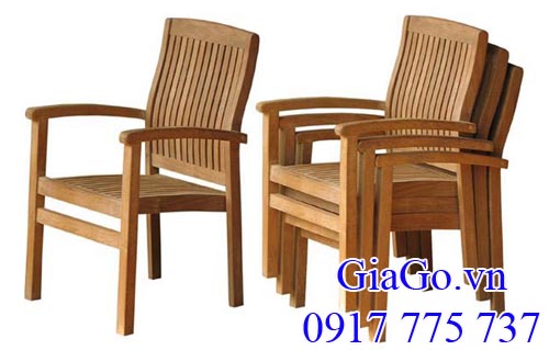 gỗ giá tỵ (teak) làm ghế