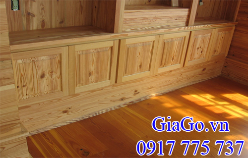 nội thất gỗ thông vàng nhập khẩu 