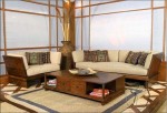 Sofa gỗ - xu hướng nội thất phòng khách mới của năm 2016