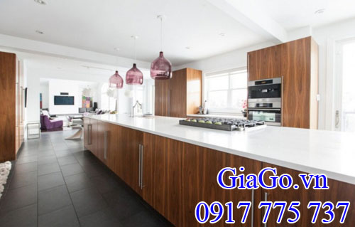 gỗ óc chó Mỹ làm cabinets