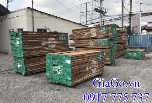 Gỗ Teak xẻ thanh nhập khẩu