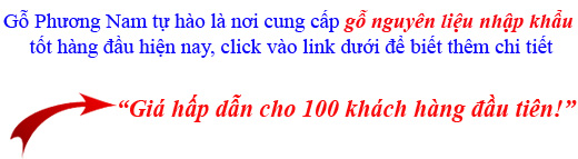 giá gỗ nguyên liệu nhập khẩu