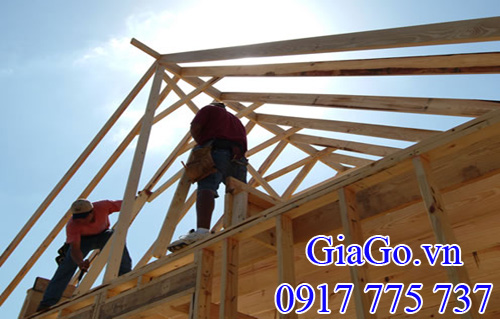 gỗ pine (gỗ thông) làm xây dựng