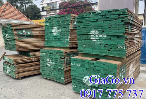 Gỗ teak xẻ thanh nhập khẩu