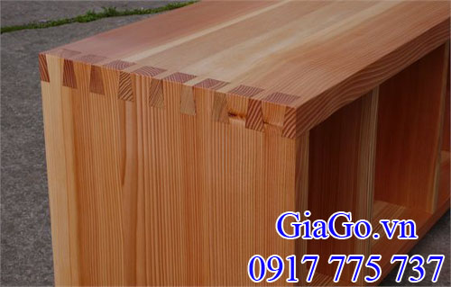 gỗ thông đỏ (gỗ red pine) làm nội thất