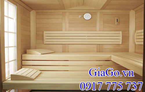 gỗ thông trắng (gỗ white pine) làm phòng xông hơi